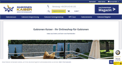 Desktop Screenshot of gabionenkaiser.de